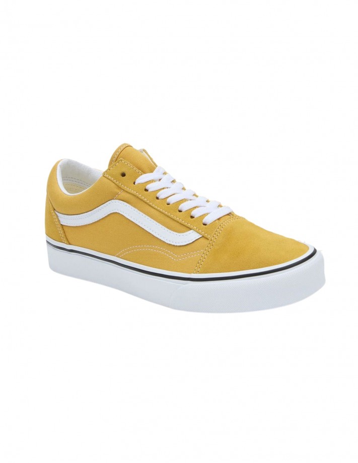 Vans Old Skool - Theory Golden/Yellow - Schuhe von skate