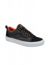 VANS Old Skool SPITFIRE - Negro/Naranja - Zapatillas de piel skateboard