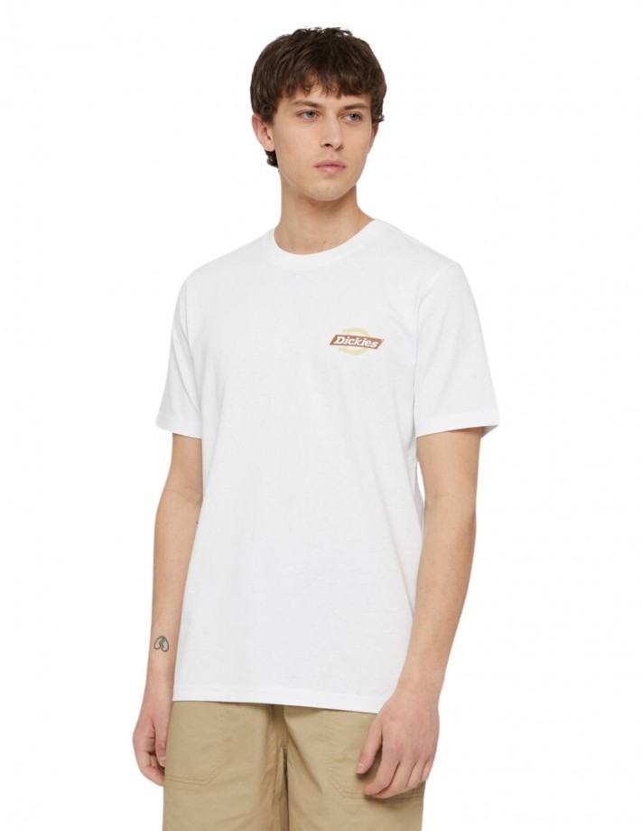 DICKIES Ruston - Blanc - T shirt