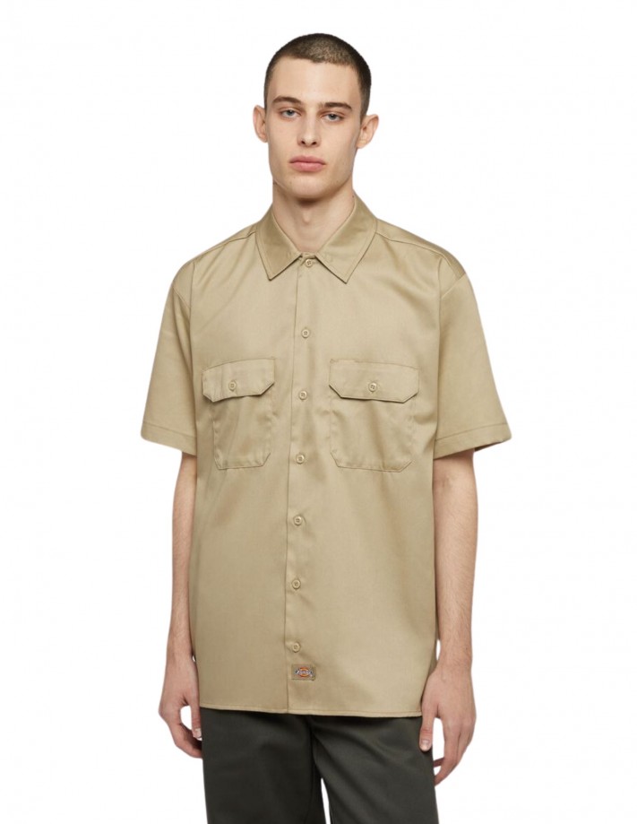 DICKIES Work Shirt - Beige - Hemd