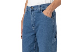 DICKIES Garyville vintage - Bleu - Pantalon Jean