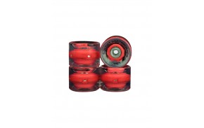 SUNSET Flare Led wheels 59mm - Red - Longboard wheels