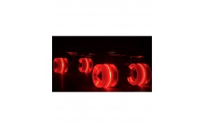 SUNSET Flare Led wheels 59mm - Rouge - Roues de longboard