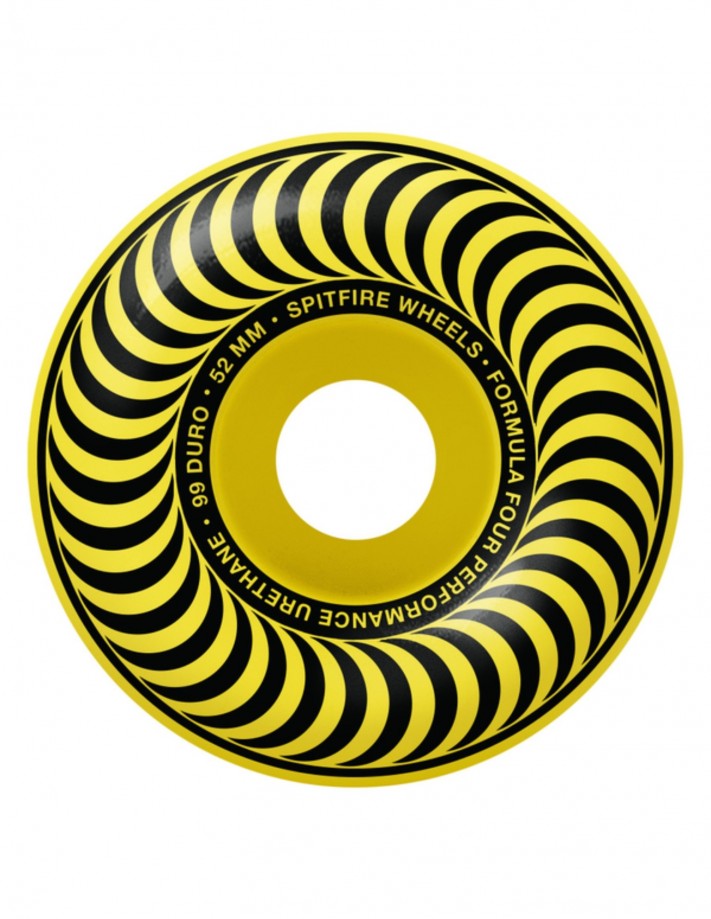 Spitfire 52mm F4 99 chroma Yellow - Rollen de skate