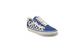 Vans Old Skool 36 Checkerboard- Medium Blue - Chaussures de skate