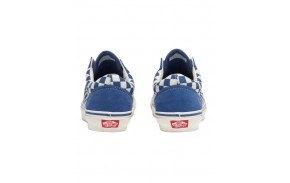 Vans Old Skool 36 Checkerboard- Medium Blue - Schuhe von skate