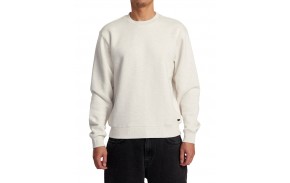 RVCA Dayshift Crew - Oatmeal Heather - Sweatshirt Mann