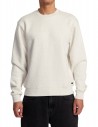 RVCA Dayshift Crew - Oatmeal Heather - Felpa per uomo