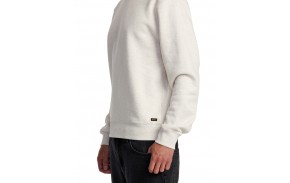 RVCA Dayshift Crew - Oatmeal Heather - Sweatshirt Mann