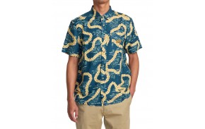 RVCA Exotica - Duck Blue - Hemd