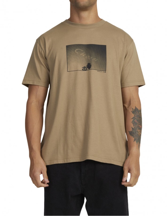 RVCA Choose - Tobacco - T-shirt