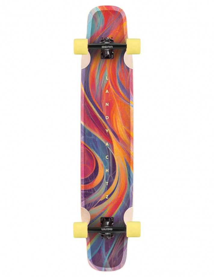 LANDYACHTZ Dance Stratus 46 Texture Flow 45.5" x 9.2" - Longboard Complete