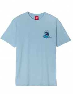 SANTA CRUZ Screaming Wave - Sky Blue - T-shirt