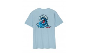 SANTA CRUZ Screaming Wave - Sky Blue - T-shirt