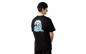 SANTA CRUZ Screaming Wave - Black - T-shirt