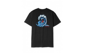 SANTA CRUZ Screaming Wave - Black - T-shirt