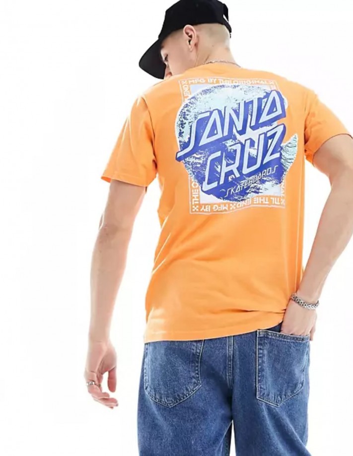 SANTA CRUZ Breaker Dot - Apricot - T-Shirt