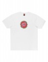 SANTA CRUZ Speed MFG Dot Front - White - T-shirt