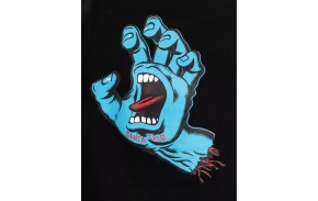 SANTA CRUZ Screaming Hand Chest - Black - T-shirt
