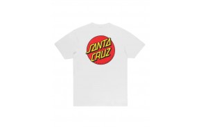 SANTA CRUZ Classic Dot Chest - Weiß - T-Shirt