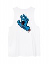 SANTA CRUZ Gilet Screaming Hand - Bianco - T-shirt