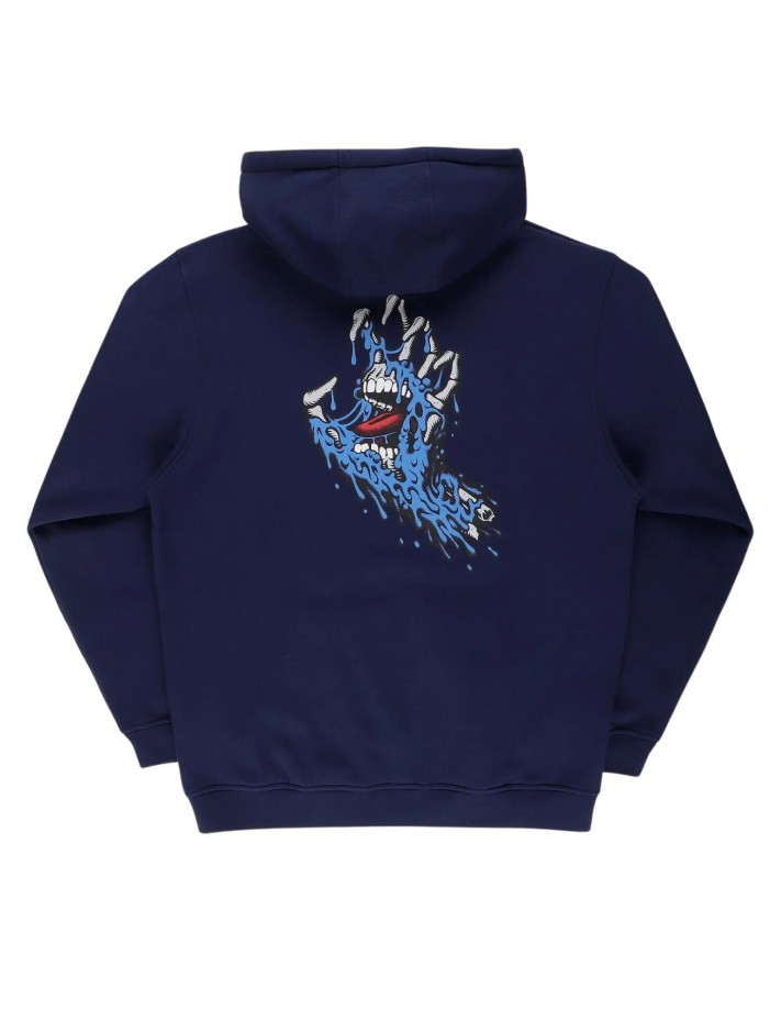 SANTA CRUZ Melting Hand - Midnight Blue - Hoodie