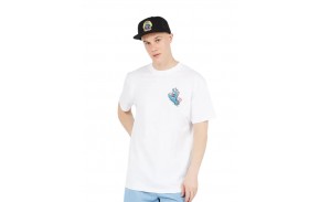 SANTA CRUZ Melting Hand - White - T-shirt