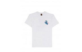SANTA CRUZ Melting Hand - White - T-shirt