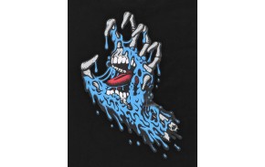 SANTA CRUZ Melting Hand - Black - T-shirt