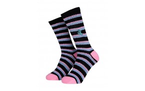 SANTA CRUZ Women Mini Hand - Assorted Wave Stripes - Pack de 2 - Chaussettes