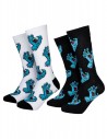 SANTA CRUZ Multi Mano - Blanco/Negro - Lote de 2 - Calcetines para niños