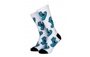 SANTA CRUZ Multi Hand - White/Black - Pack of 2 - Children's socks