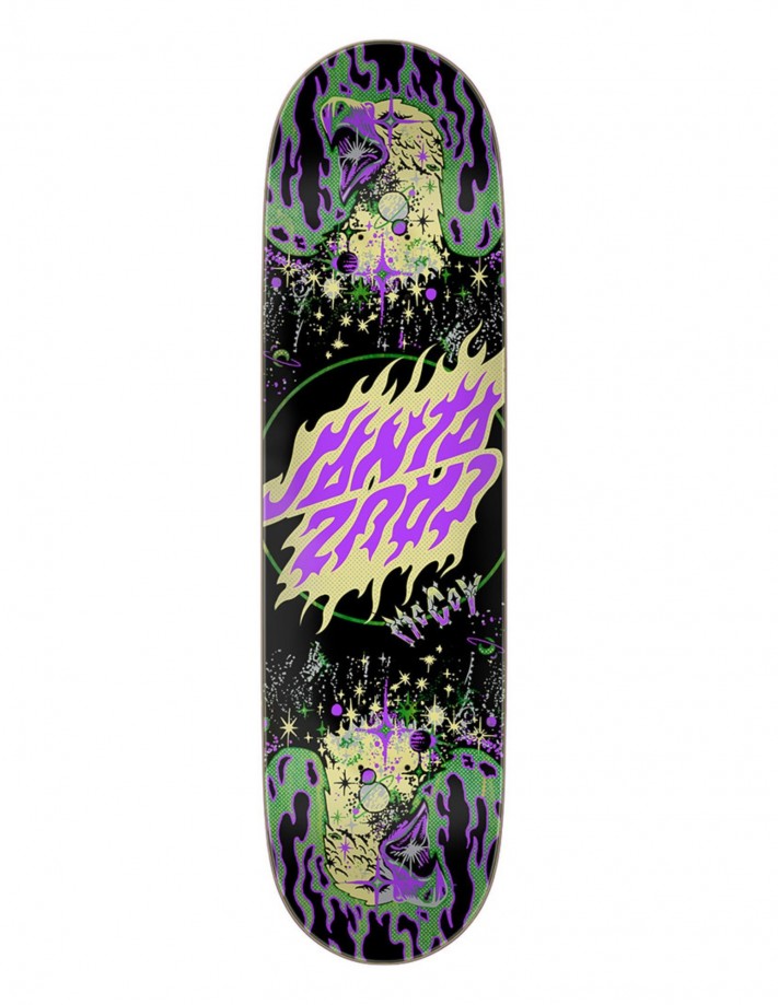 SANTA CRUZ Deck Cosmic Twin Mccoy 8.40 X 32.05 - Deck of skateboard