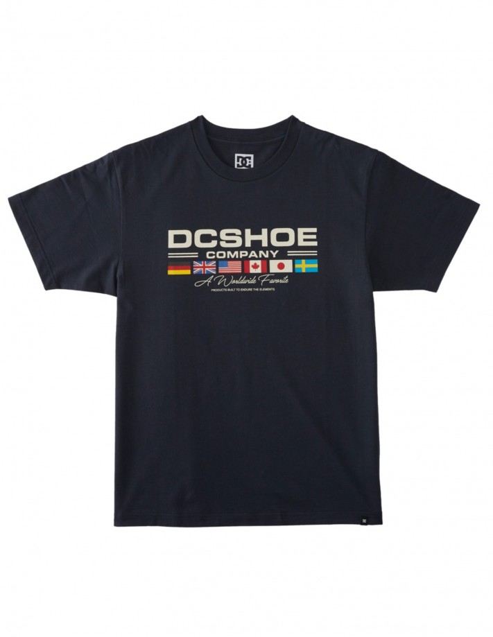 DC SHOES WORLDWIDE - Schwarz - T-Shirt