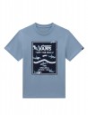 VANS Print Box 2.0 - Stoffig Blauw - Kinder-T-shirt