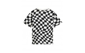 VANS Warped 66 Check Crew - Black/Marshmallow - T-shirt enfant