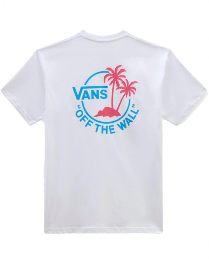VANS Mini Dual Palm - Blanc - T-shirt