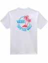 VANS Mini Dual Palm - Wit - T-shirt
