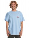 Quiksilver Take Us Back Logo - Hydrangea - Camiseta