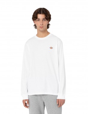 DICKIES Mapleton - White - Long Sleeve T-shirt
