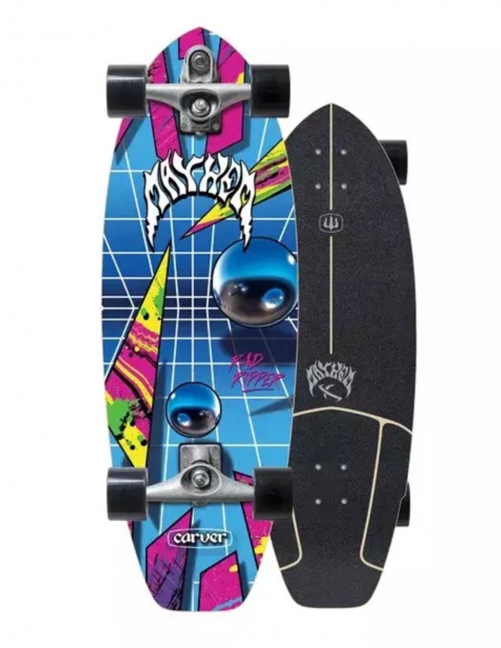 CARVER LOSR RAD RIPPER NEON 31" C7 - Full Surfskate