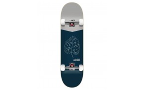 Aloiki Blue Leaf 7.87 - Skateboard complete