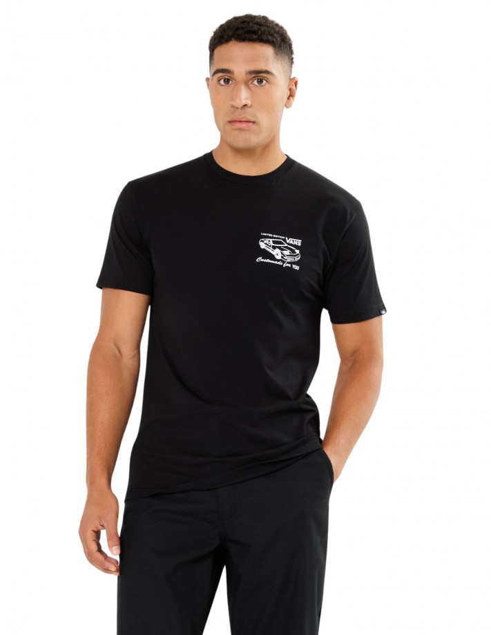 VANS Motors SS Black T shirt homme