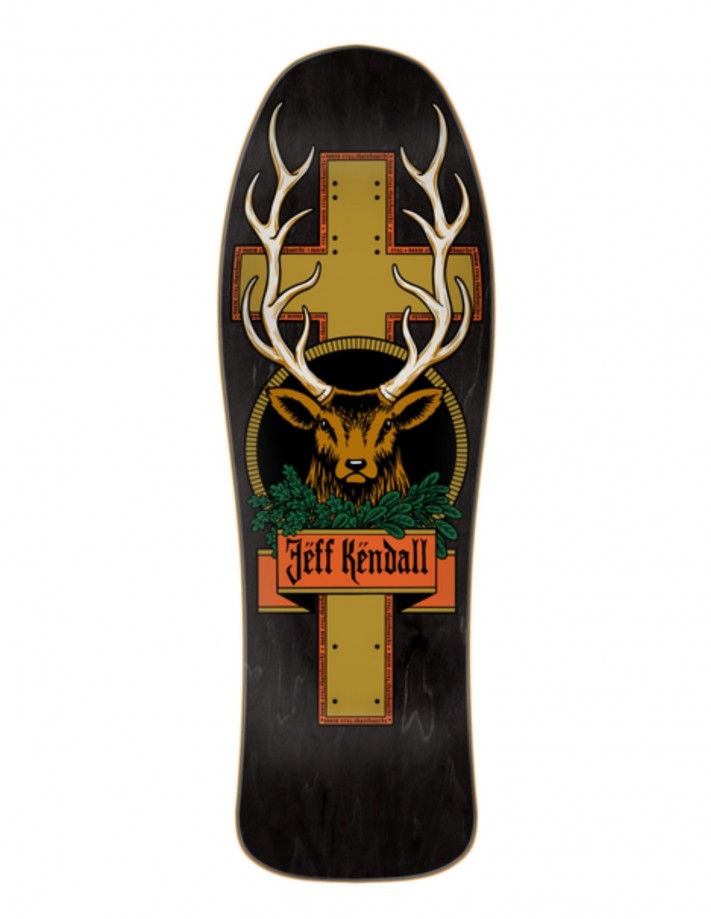 SANTA CRUZ REISSUE JEFF KENDALL JAGERMEISTER 30.9" - Deck of Skateboard