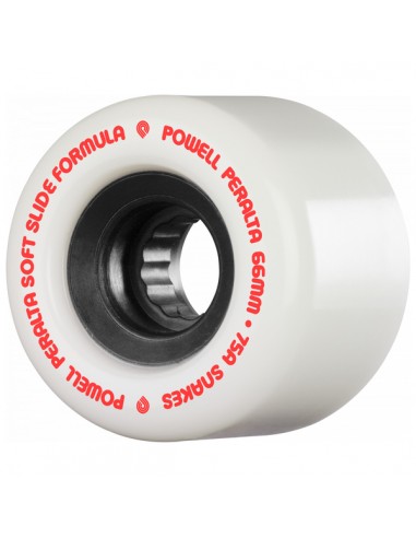 POWELL PERALTA Snakes 66mm 75a - wheels from skate white