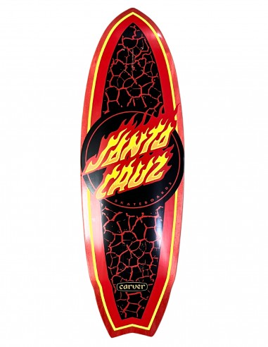 SANTA CRUZ x CARVER Dot Shark 31.5" deck surfskate