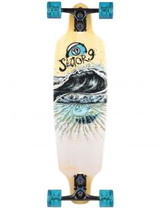 Sector 9 Manta Shoots 34" Drop Through Longboard Completo