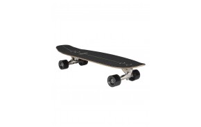 CARVER Black Tip Carbon Fiber 32.5" CX - Surfskate completo - vista prospettica