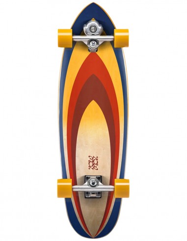 YOW J-Bay 33 Power Surfing - vue dessous du surfskate complet