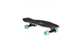 CARVER Wavy Davy 28" C5 Coal Satin - Kinder Surfskate komplett - Perspektivansicht